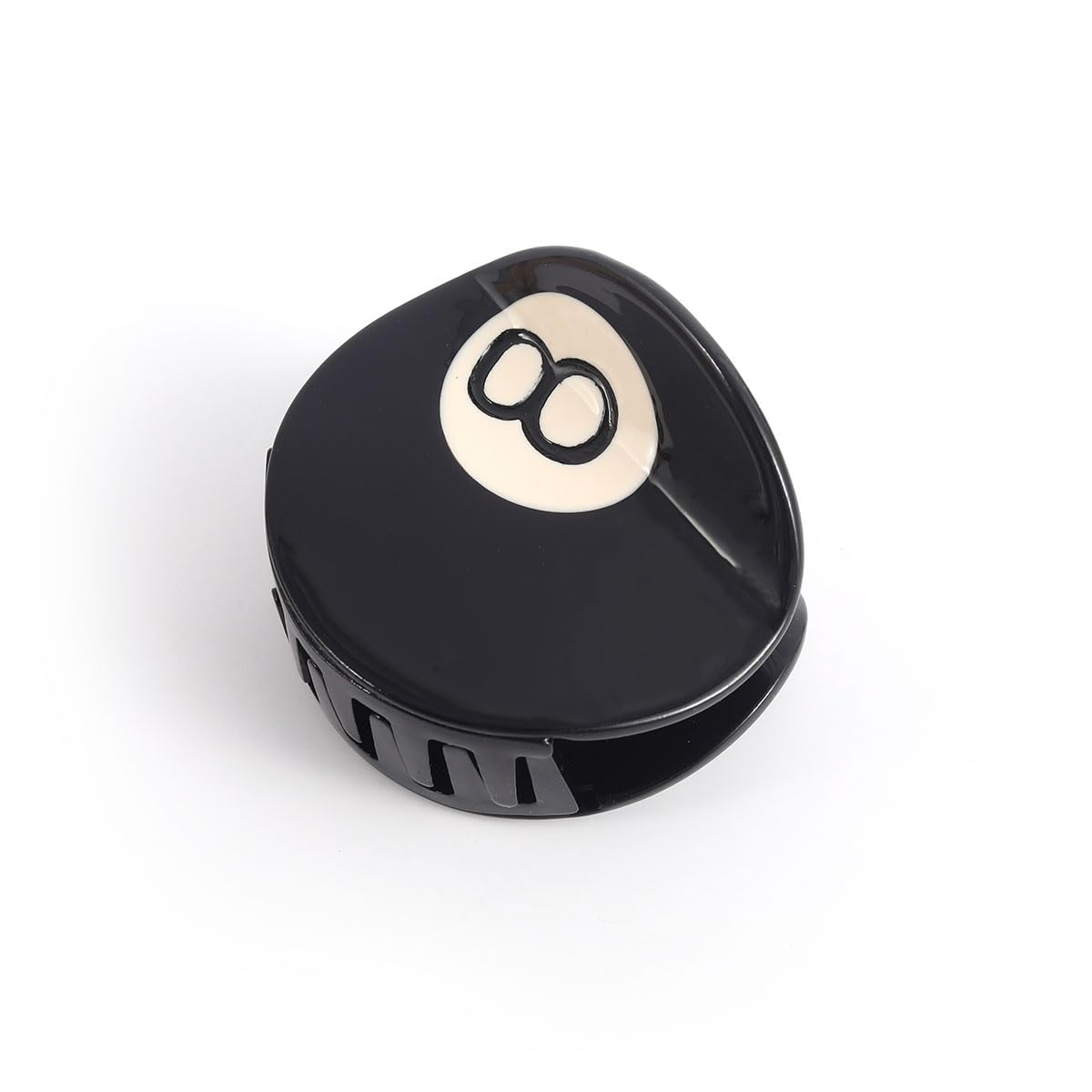 PERSONFUN Black 8 Ball Golf Club Hair Claw Clip for Women 5.4cm/2.12 inches Acetate Hair Claw 1PC