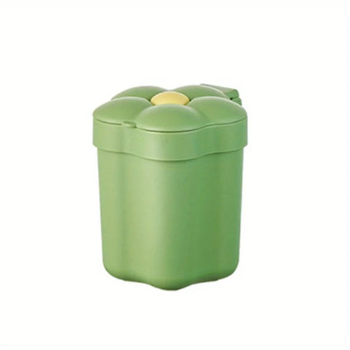 1pc Flower Shape Desktop Trash Can,Household Cute Mini Bins, Bedroom